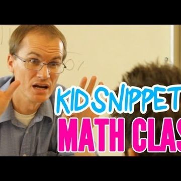 Math Class Imagined by Kids