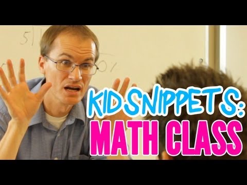 Math Class Imagined by Kids