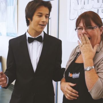 Students Serve Food Services Worker Surprise of Her Life