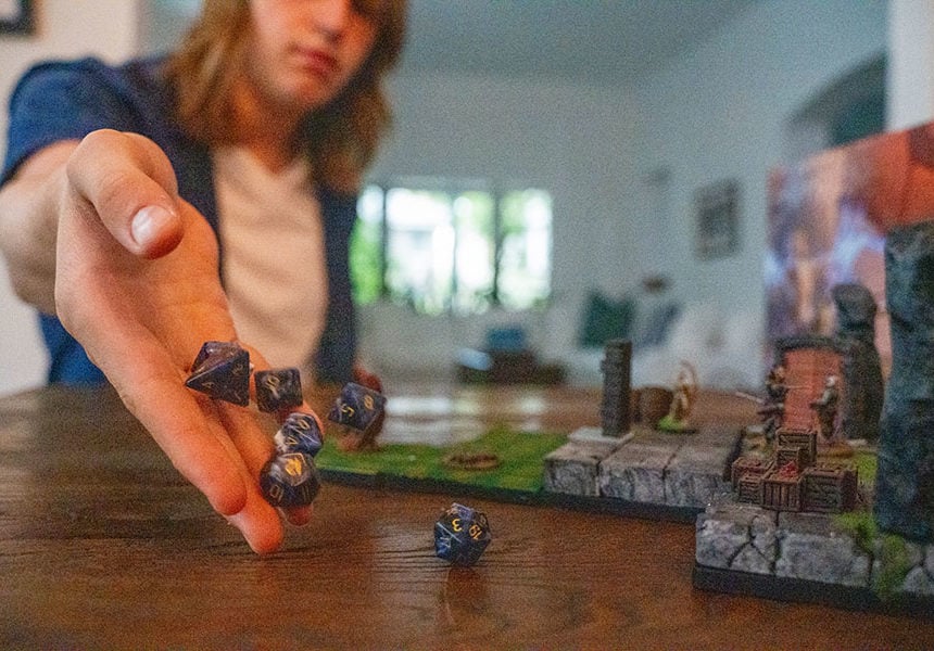 Role-playing game builds community through stories